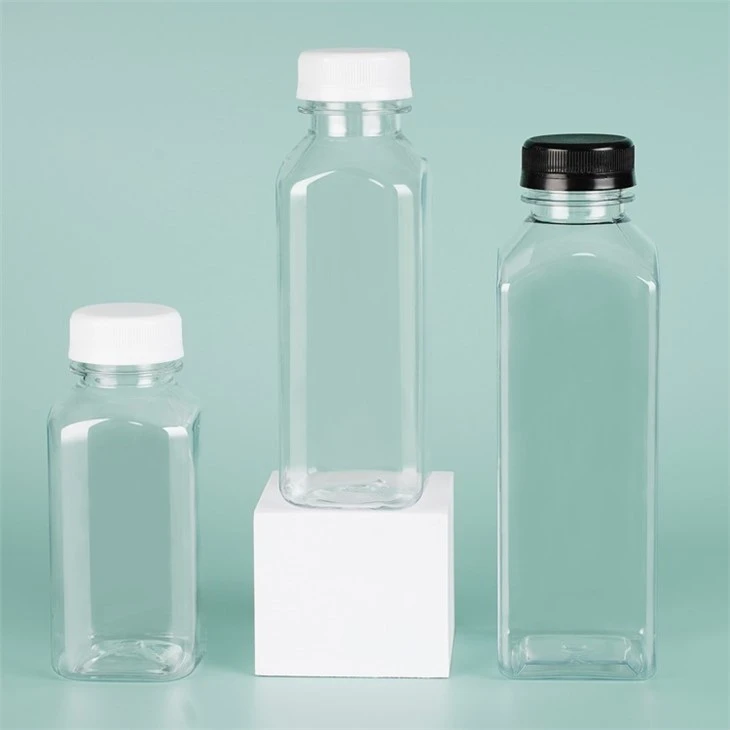 100ml 150ml 200ml 300ml PET Plastic Juice Bottle With Cap